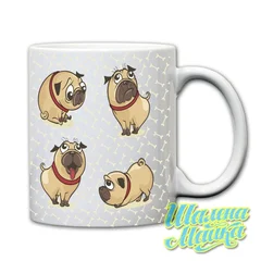 мопс, собака, dog